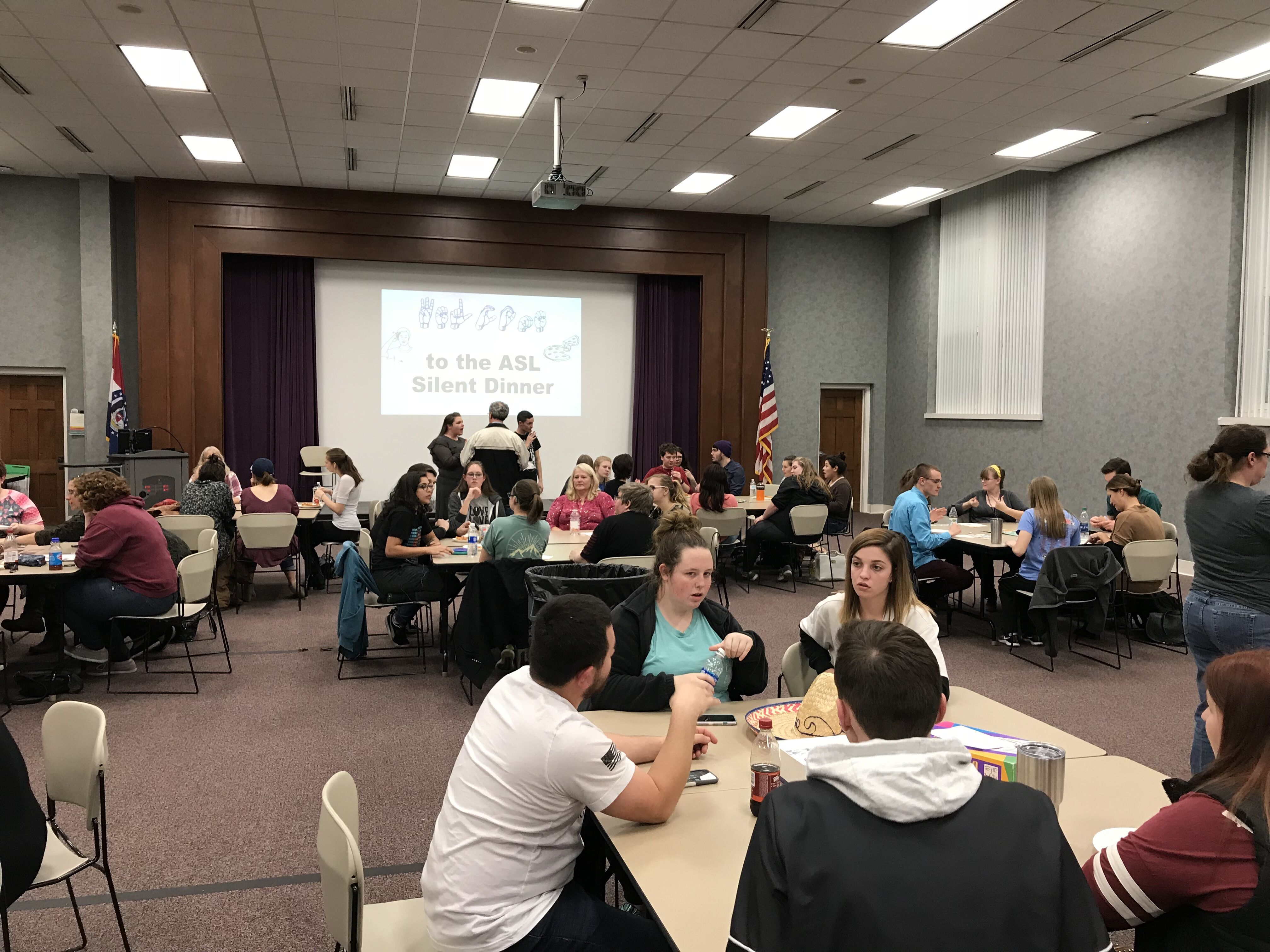 ASL Silent Dinner OTC Communication & World Languages