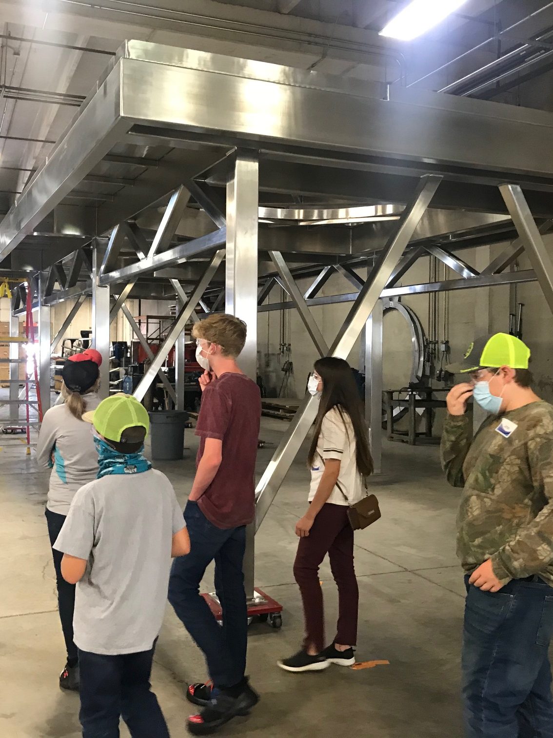 Students exploring manufacturing