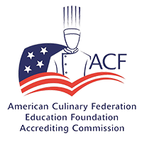 Accredited by the American Culinary Federation