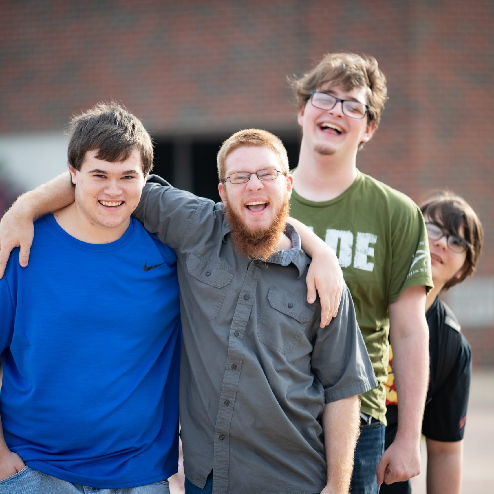 Group of Friends on Campus