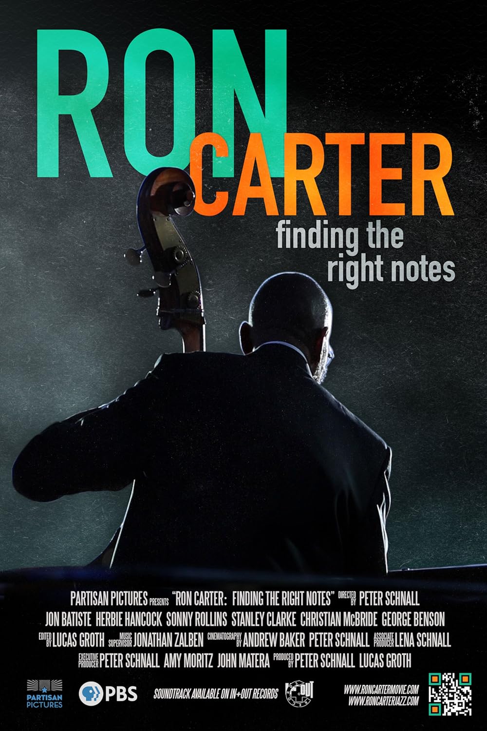 Movie poster for PBS's Ron Carter: Finding the Right Notes