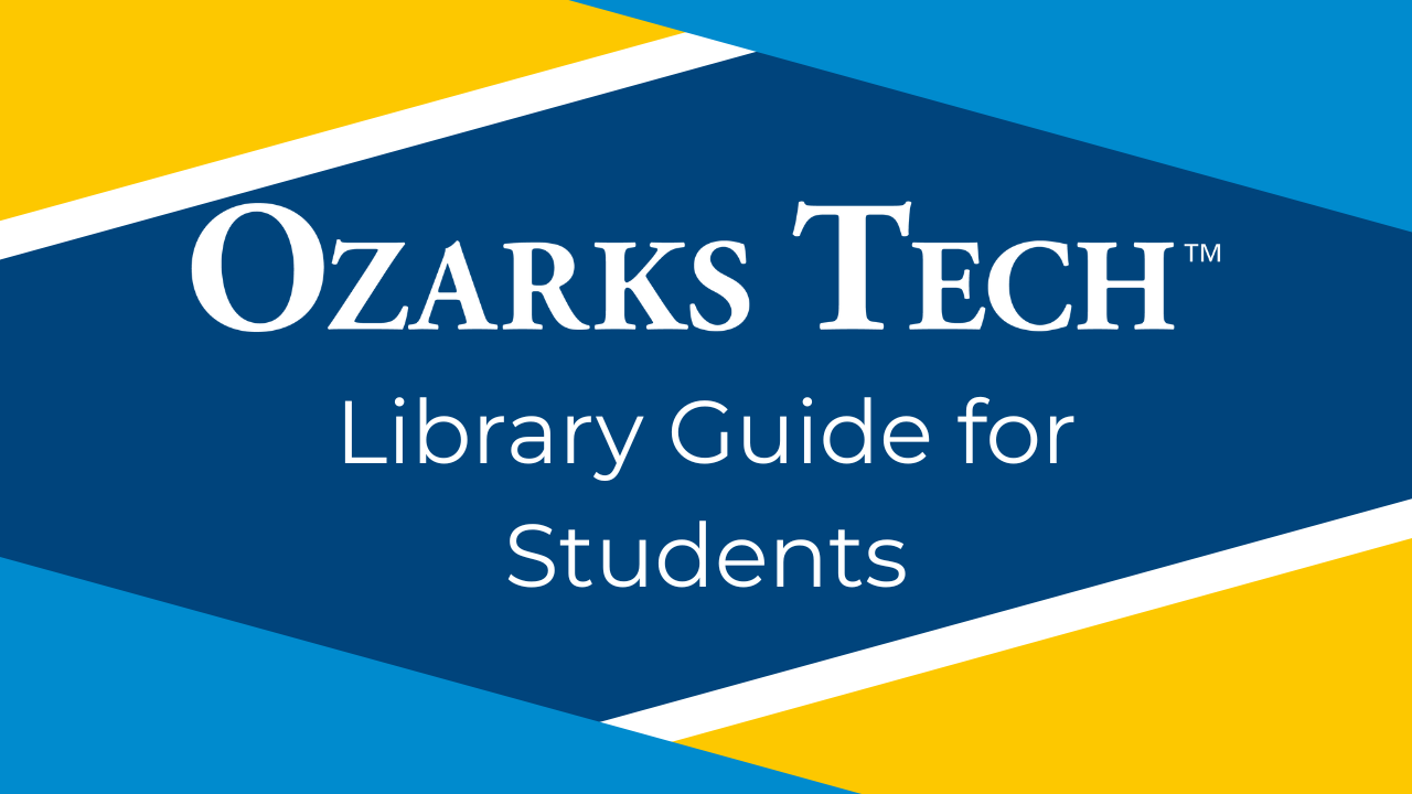 Decorative thumbnail for Ozarks Tech Library Guide for Students course enrollment link